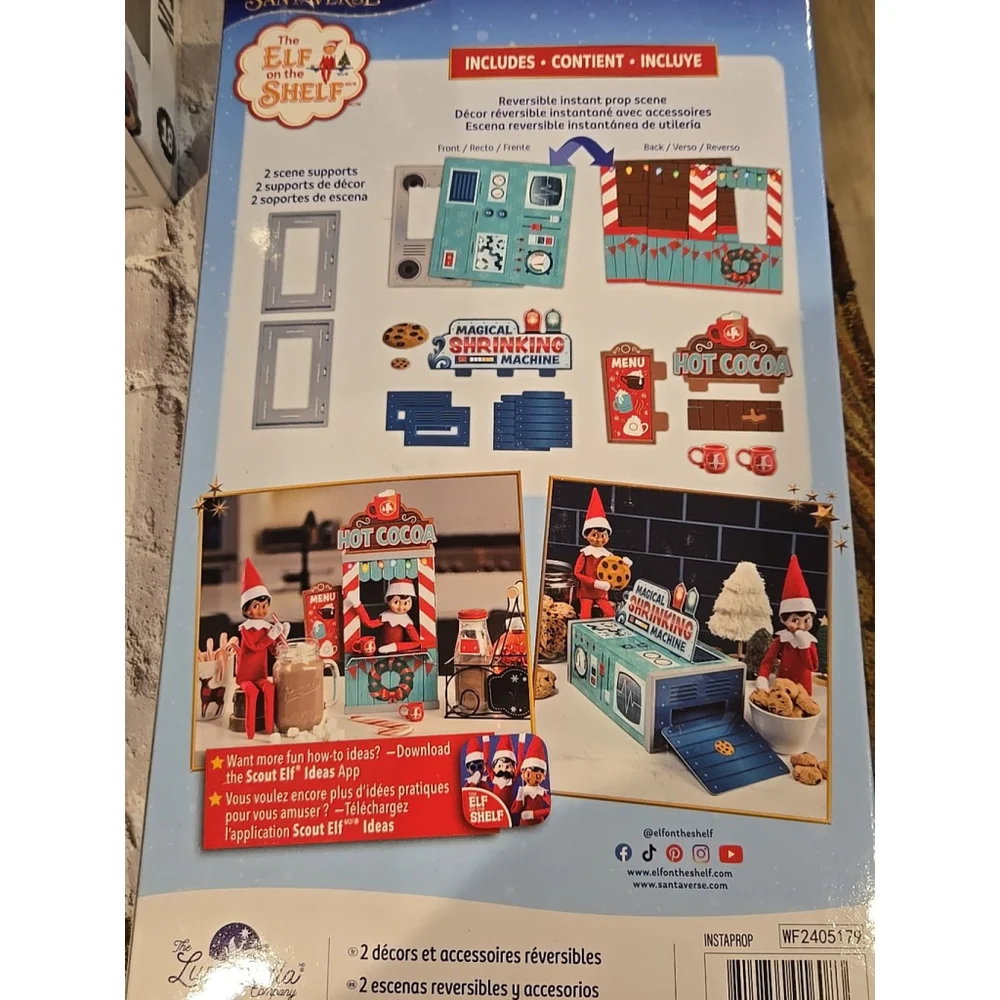 The Elf On The Shelf, 2 In 1 Polar Props Insta-Moment Props. Sealed In Box New